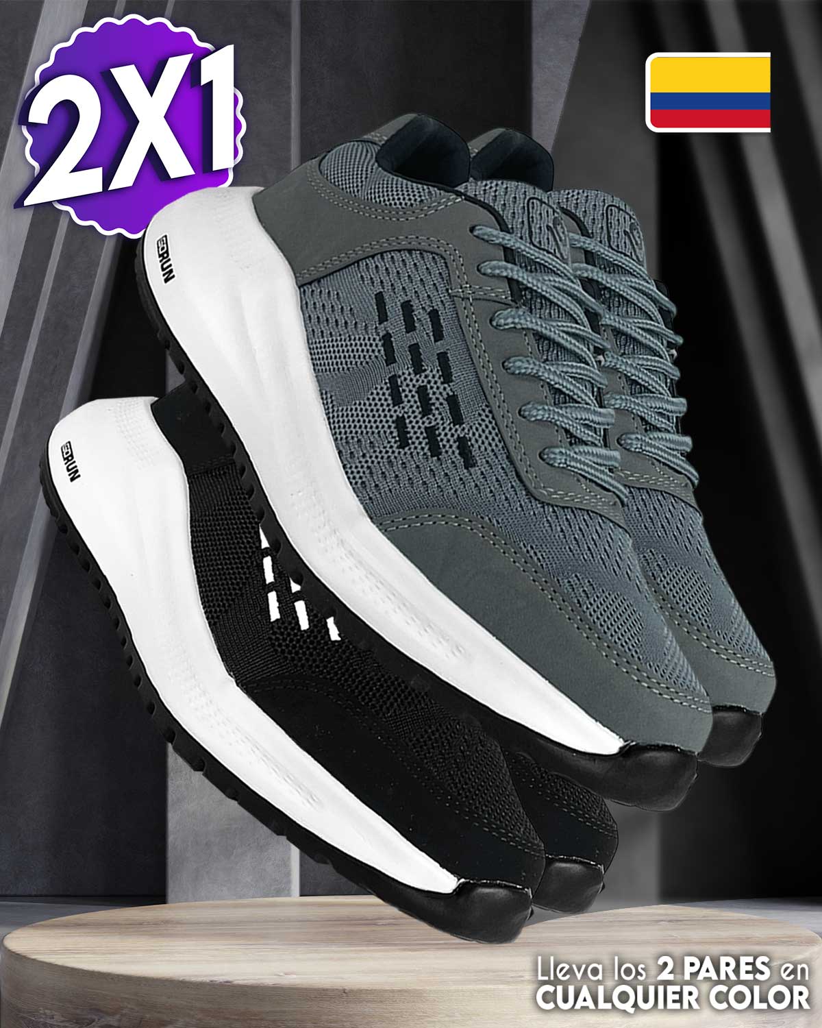 GoRun!® 2X1 2026 - Zapatillas ultra confortables Lleva 1 Par y de regalo llevas 1 Par adicional ¡GRATIS!